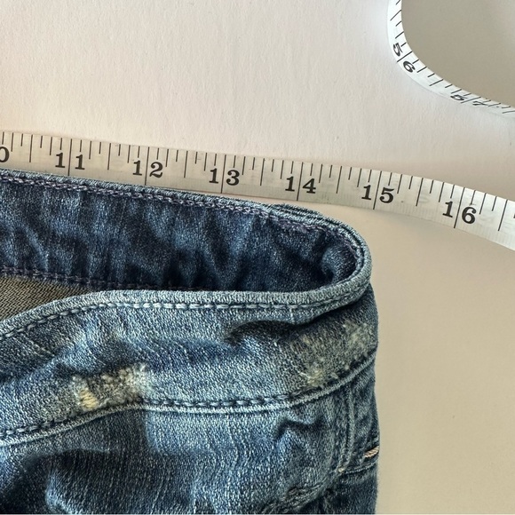 Antik Jeans Size 28 Y2K Embroidered Pocket - Picture 9 of 15